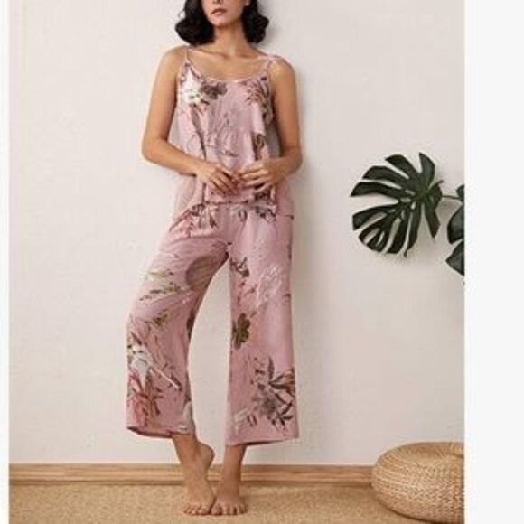NEW Dusty Pink 3 PCs Boho Robe Set